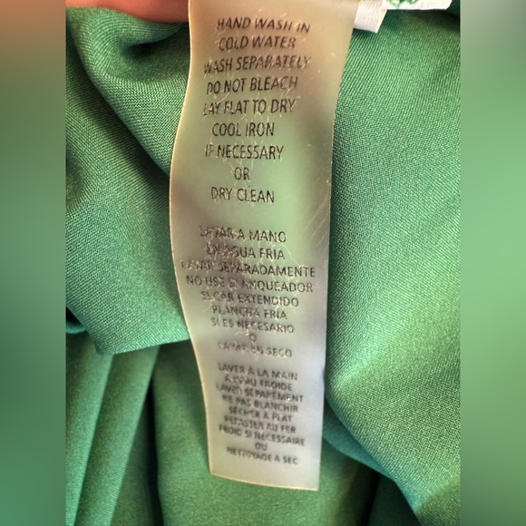 Kensie Green Tropical Print Midi Dress Size 10 - Picture 6 of 16